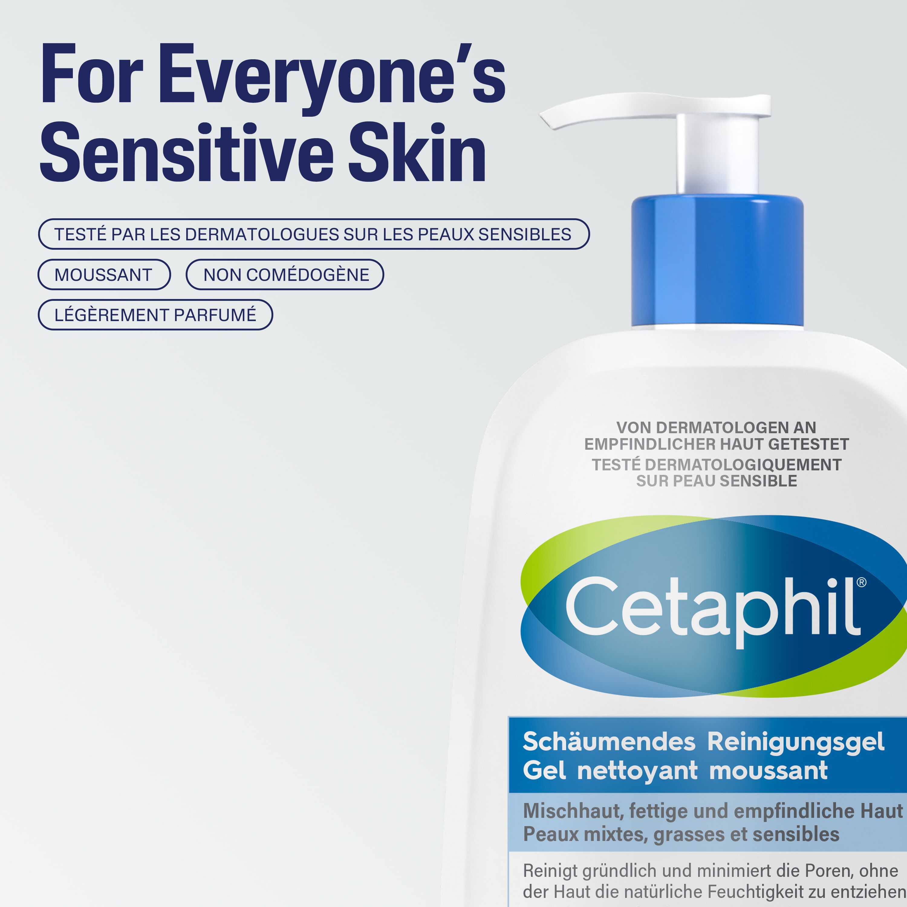 Gel nettoyant moussant